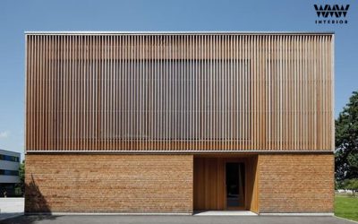 Desain Fasad Rumah: Elegan dengan Kisi-Kisi Kayu